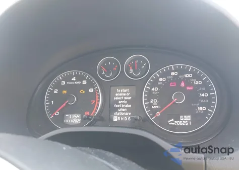 2009 Audi A3 2.0T из США, поврежденный, VIN WAUHF78P79A080011